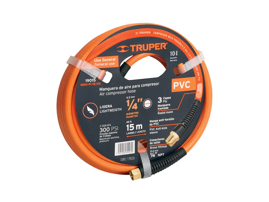 Manguera de PVC para compresor, 1/4
