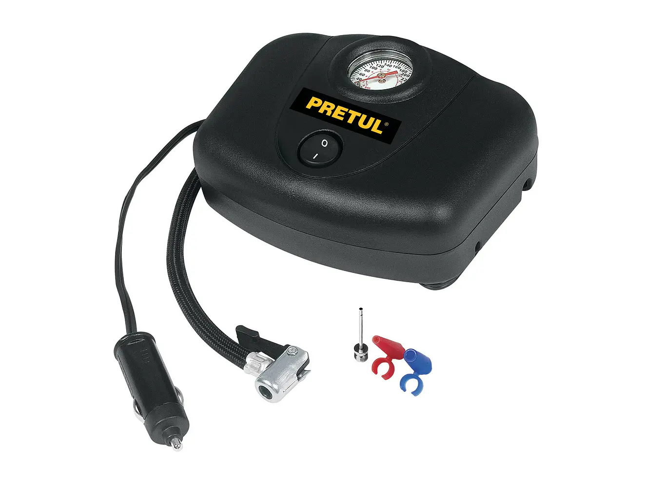 Compresor mini de aire para carro Pretul 21689 12V 17L  - Foto 1 | aztools.co