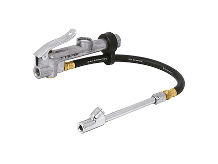 Inflador doble con calibrador de metal Truper 19028 - Foto 1 | aztools.co
