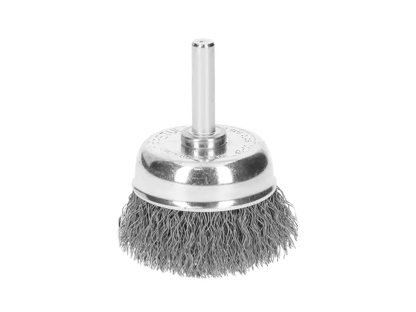 Carda de copa, alambre grueso, calibre 0.3 mm, 1-3/4', Pretu