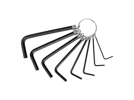 Juego de 8 llaves bristol tipo llavero, en pulgadas, Pretul 21850 - Foto 1 | aztools.co