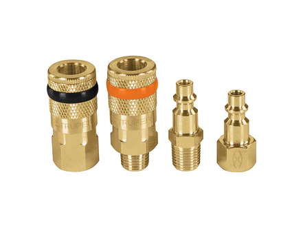 Juego de 2 conectores y 2 coples para compresor de aire Truper 19080 - Foto 1 | aztools.co