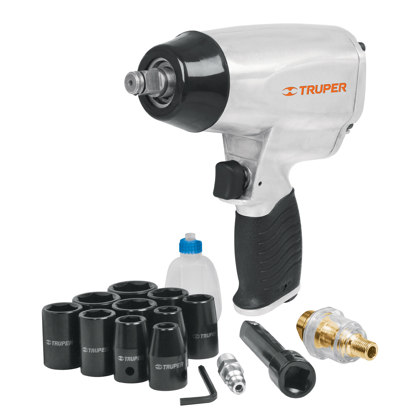 Kit Pistola de impacto Truper 19372 1/2
