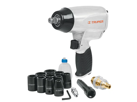 Kit Pistola de impacto Truper 19372 1/2