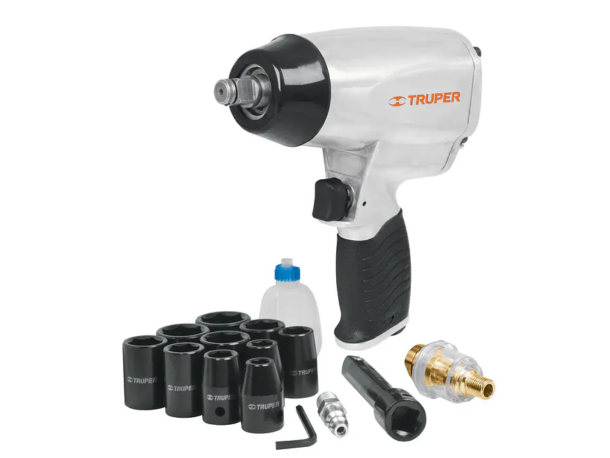 Kit Pistola de impacto Truper 19372 1/2