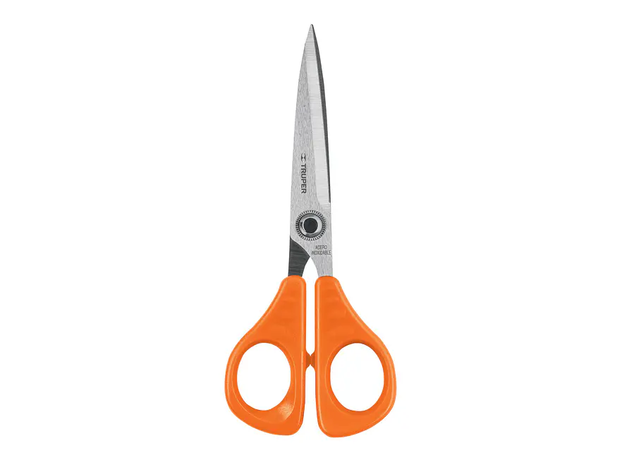 Tijera para oficina 6-1/2', de acero inoxidable TRUPER 18498 - Envío a todo Colombia | aztools.co