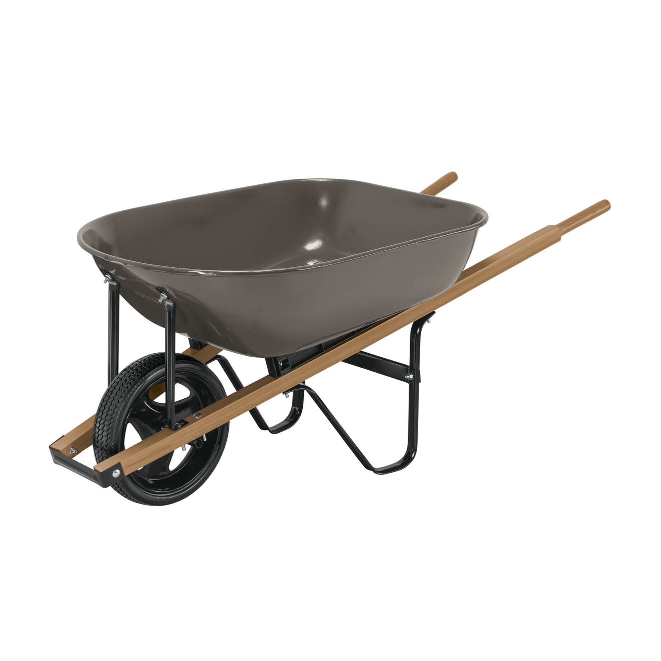 Carretilla 5.5 ft3 Pretul 20625, mangos de madera 1-1/2