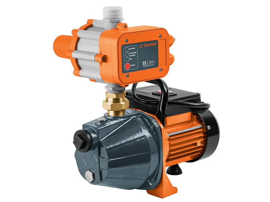 Bomba Presurizadora Jet Truper 19397 1 HP 38m Altura con Control Automático 110V - Foto 1 | aztools.co
