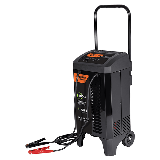 Cargador de baterías con ruedas 12V 200A Truper Expert 