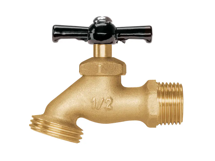 Llave de jardin de latón de 1/2