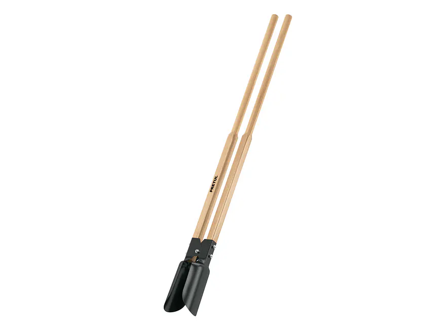 Cavador mango madera 44', Pretul