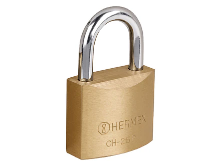Candado de hierro, 25 mm, Hermex Basic HERMEX 22528 - Envío a todo Colombia | aztools.co