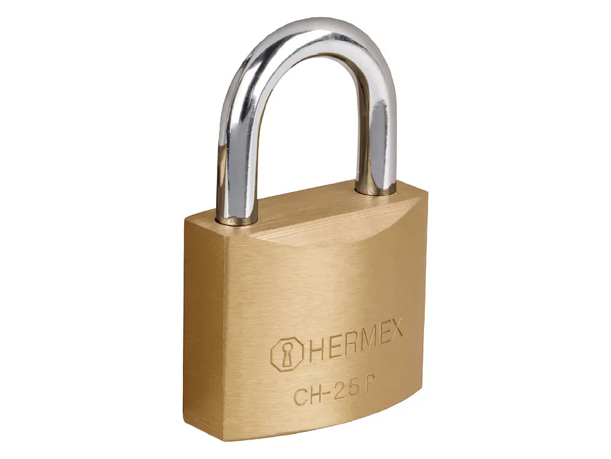 Candado de hierro, 25 mm, Hermex Basic HERMEX 22528 - Envío a todo Colombia | aztools.co