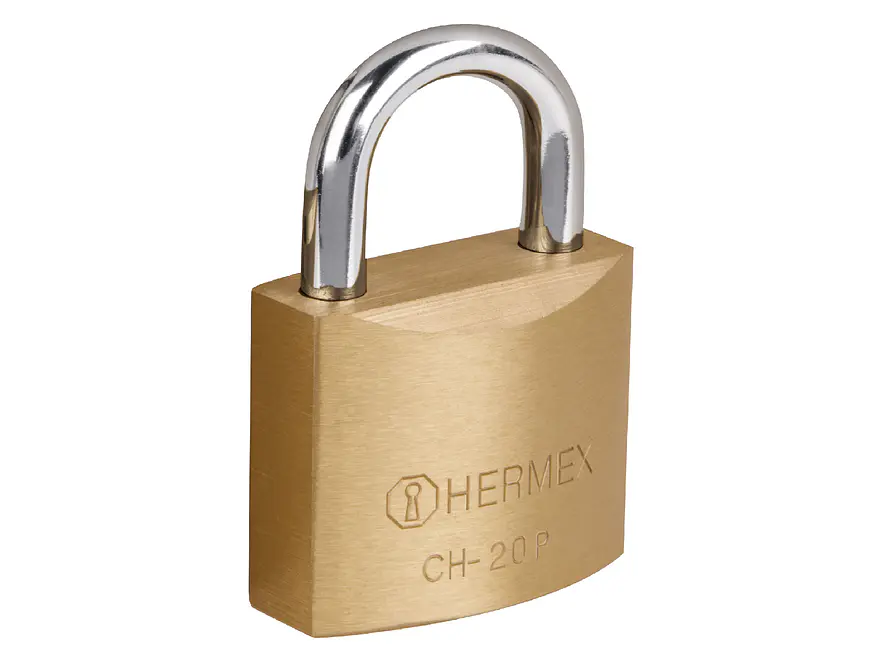 Candado de hierro, 20 mm, Hermex Basic HERMEX 22526 - Envío a todo Colombia | aztools.co