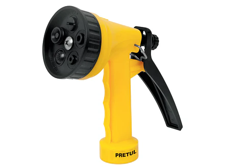 Pistola plástica p/riego, 5 funciones, Pretul PRETUL 22765 - Envío a todo Colombia | aztools.co