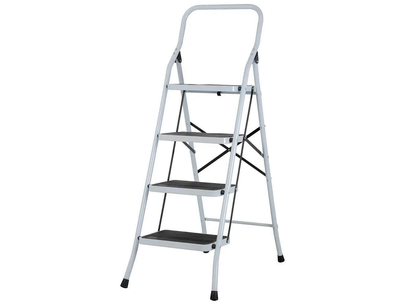 Escalera Plegable Pretul 24122 4 Pasos Acero Capacidad 150kg  - Foto 1 | aztools.co