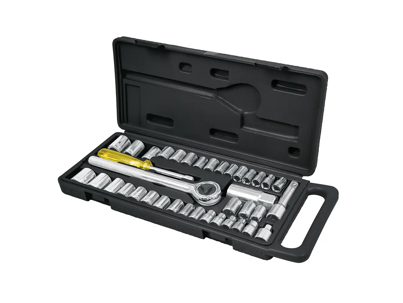 Juego de copas Pretul 24220 39 piezas con ratchet profesional - Foto 1 | aztools.co