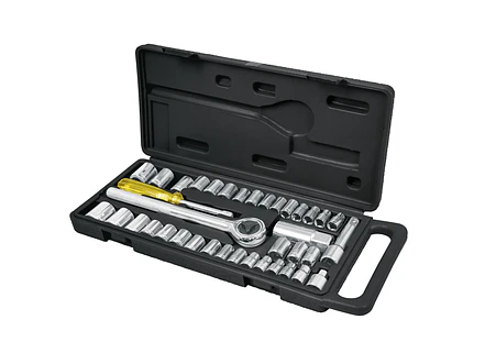 Juego de copas Pretul 24220 39 piezas con ratchet profesional - Foto 1 | aztools.co