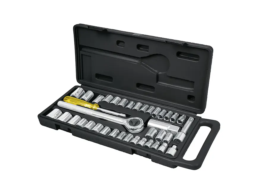 Juego de copas Pretul 24220 39 piezas con ratchet profesional - Foto 1 | aztools.co