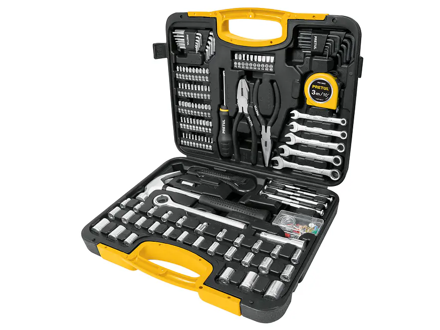 Juego de herramientas 133 piezas Pretul 24223 con estuche rígido - Foto 2 | aztools.co