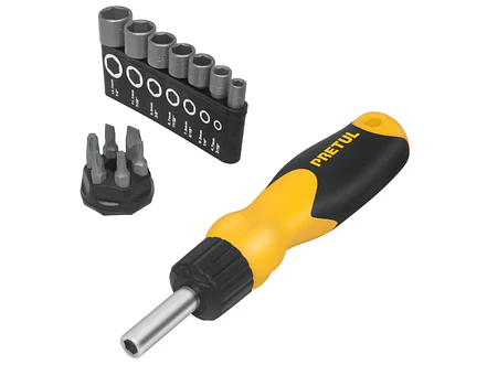Destornillador tipo ratchet y 13 puntas, Pretul 22974 - Foto 1 | aztools.co