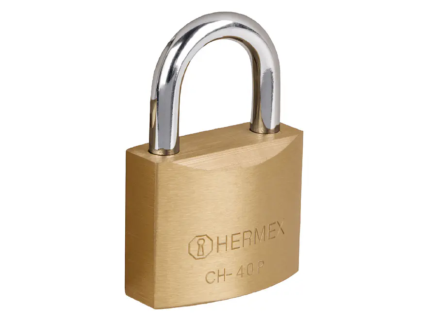 Candado de hierro, 40 mm, Hermex basic HERMEX 23518 - Envío a todo Colombia | aztools.co
