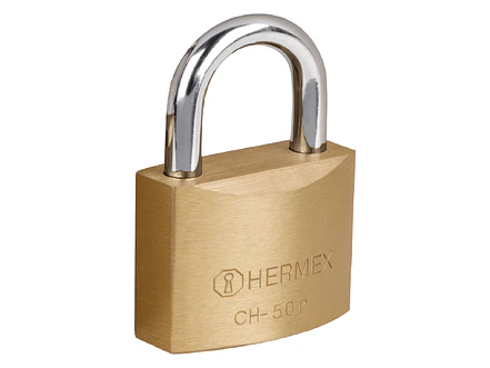 Candado de hierro, 50 mm, Hermex basic HERMEX 23519 - Envío a todo Colombia | aztools.co