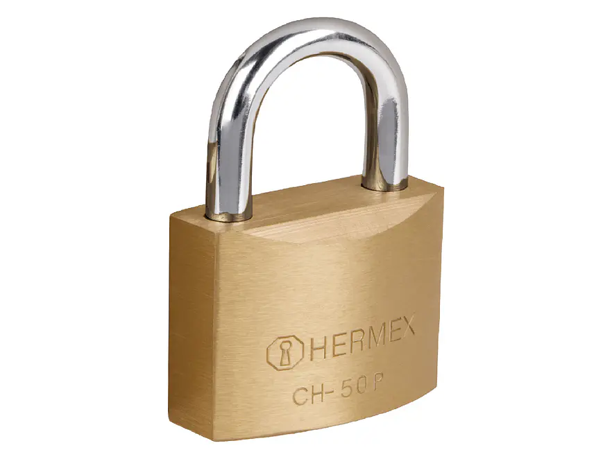Candado de hierro, 50 mm, Hermex basic HERMEX 23519 - Envío a todo Colombia | aztools.co