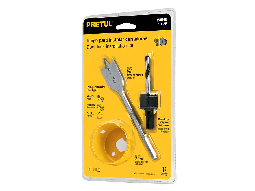 Kit de 3 sierras cortacírculos para madera, Pretul 23549 - Envío a todo Colombia | aztools.co