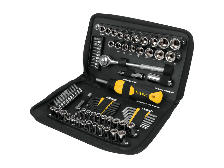 Juego De Herramienta Pretul 22984 83pz Copas Reparación Carro Moto  - Foto 1 | aztools.co
