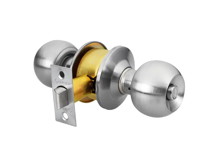 Pomo tipo esfera, cromo mate, baño, Hermex HERMEX 23568 - Envío a todo Colombia | aztools.co