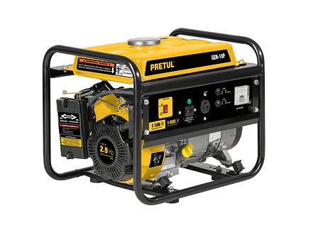 Planta Eléctrica a Gasolina Pretul GEN-10P 26033 2.9 HP 1000W 110V Monofásica - Foto 1 | aztools.co