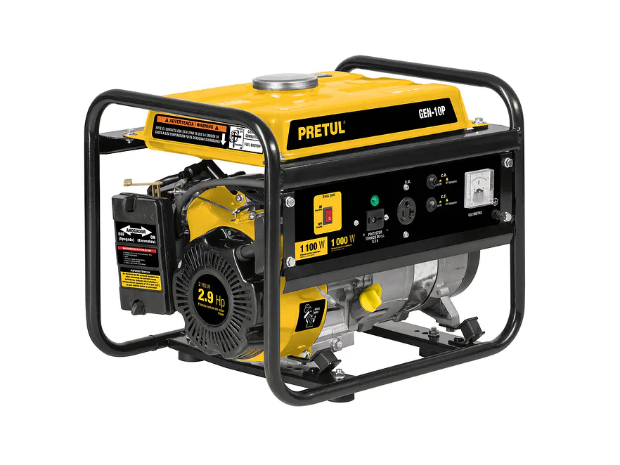 Planta Eléctrica a Gasolina Pretul GEN-10P 26033 2.9 HP 1000W 110V Monofásica - Foto 1 | aztools.co