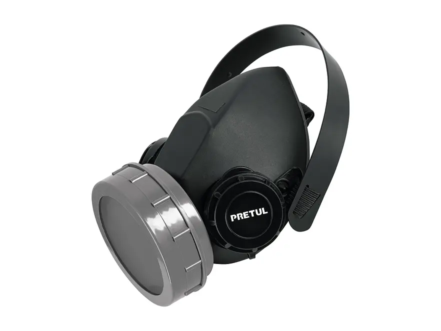 Respirador sin cartucho, 1 filtro, Pretul 23390 - Foto 1 | aztools.co