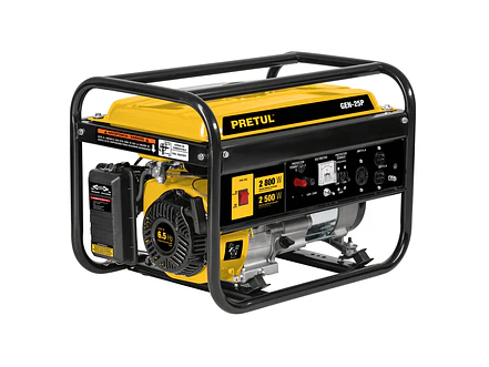 Generador eléctrico con motor a gasolina Pretul 26034, 2.8 kW - Foto 1 | aztools.co
