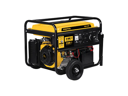 Planta Eléctrica Portátil PRETUL 26035 GEN-66P 6600W Gasolina (13 HP) - Foto 1 | aztools.co