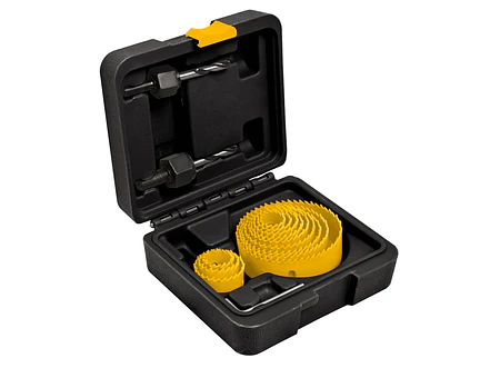 Juego de brocasierras de acero al carbono Pretul 26037, 15 piezas - Foto 1 | aztools.co