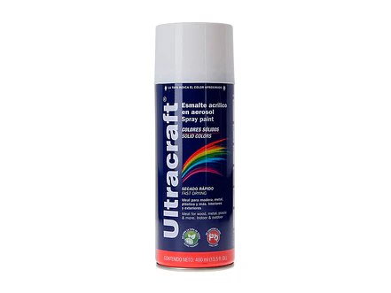 Pintura en aerosol blanco mate, Ultracraf ULTRACARFT 40038 - Envío a todo Colombia | aztools.co