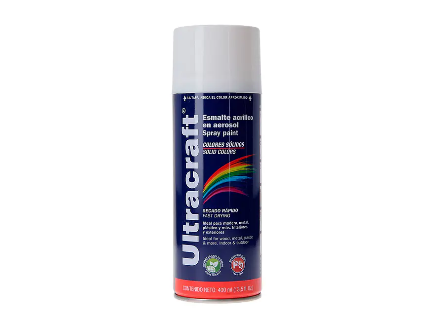 Pintura en aerosol blanco mate, Ultracraf ULTRACARFT 40038 - Envío a todo Colombia | aztools.co