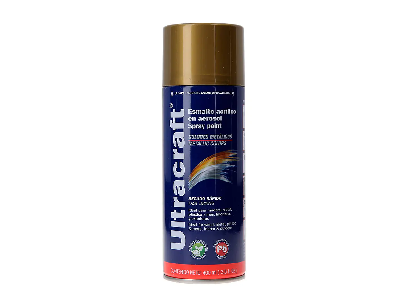 Pintura en aerosol dorado, Ultracraft ULTRACARFT 40039 - Envío a todo Colombia | aztools.co