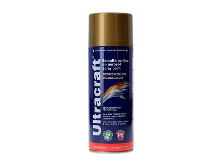 Pintura en aerosol dorado, Ultracraft ULTRACARFT 40039 - Envío a todo Colombia | aztools.co