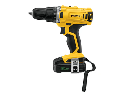 Taladro inalámbrico 3/8' Pretul 26118 , batería ion litio 20 V