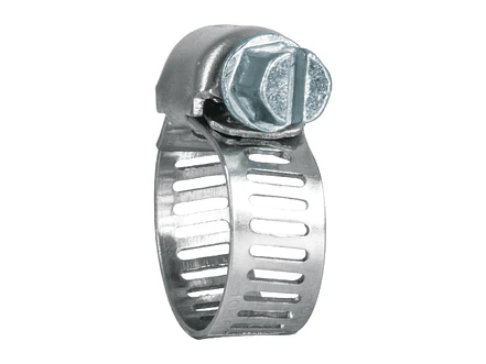 Mini-abrazadera reforzada, acero inox #4, 3/8