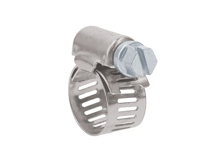 Abrazadera reforzada, acero inox #4, 3/8