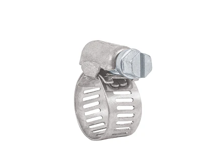 Abrazadera reforzada, acero inox #6, 1/2