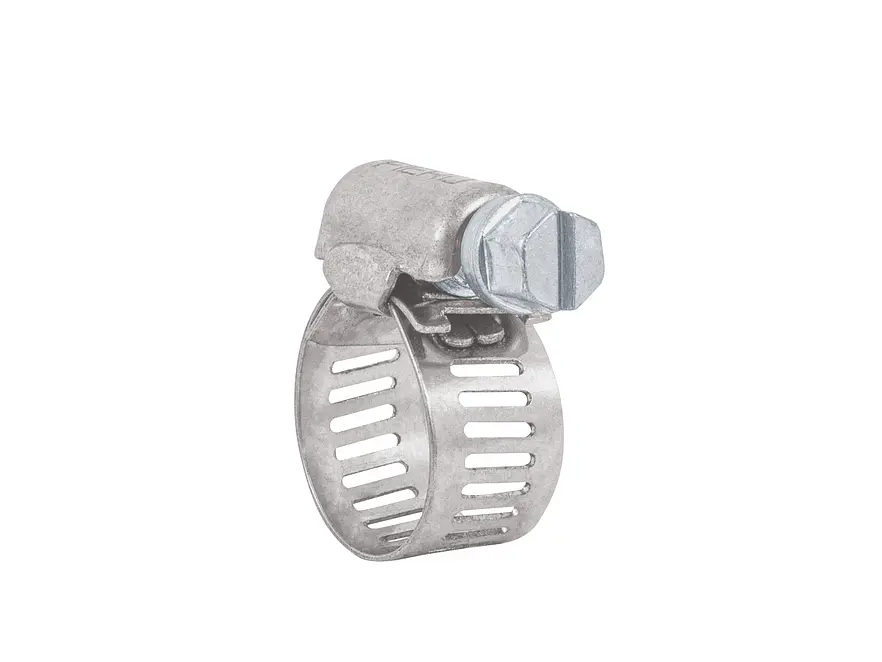 Abrazadera reforzada, acero inox #6, 1/2