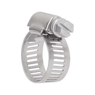 Abrazadera reforzada, acero inox #8, 5/8