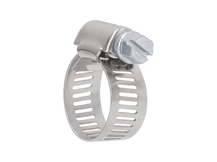Abrazadera reforzada, acero inox #8, 5/8