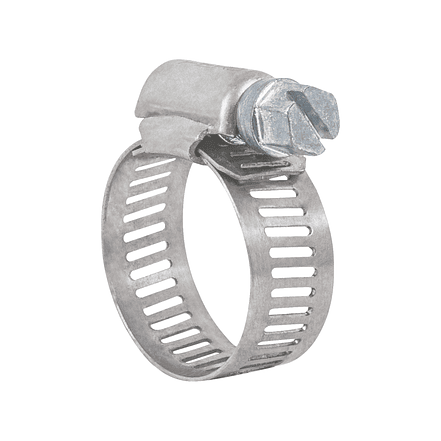 Abrazadera reforzada, acero inox #10, 3/4