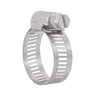Abrazadera reforzada, acero inox #12, 5/8